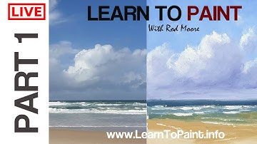 How To Paint Clouds - Part 1 - Live Stream 2nd May 2019
