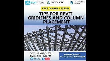 Tips For Revit Gridlines And Column Placement