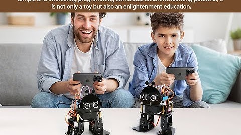 Learn Coding Through Play: Build, Code & Customize Your Own Bipedal Robot!
