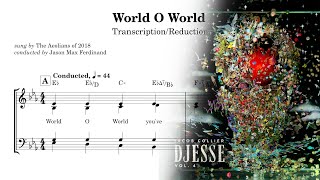 Jacob Collier // World O World (Transcription)
