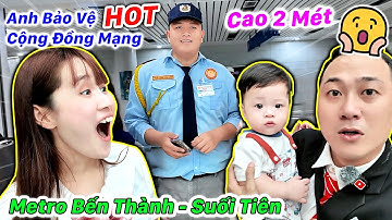 Zino Lần Đầu Tiên Trải Nghiệm Đi METRO Bến Thành - Suối Tiên | Vê Vê Channel