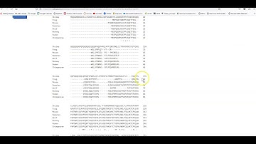 Using Clustal Omega for Multiple Sequence Alignment