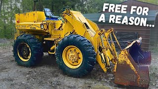 FREE International wheel Loader, Sitting 8 YEARS! (Will it Run??)