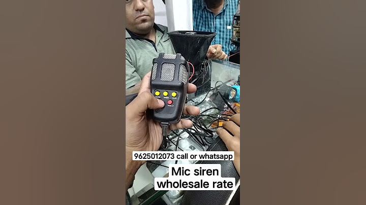 police mic and siren #cars #caraccessories #siren #modified #newproducts #viral #delhi