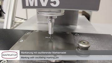 Markator U 50 Marking Head Oscillating Marking Pin
