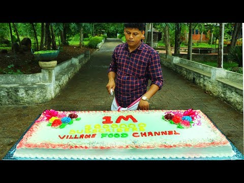 15-kg-vanilla-cake-|-cake-cutting-and-donating-to-orphanage-|-1m-celebration-village-food-channel