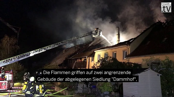 Mehrere Gebude bei Feuer in Eppingen zerstrt