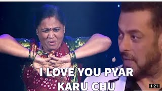 I Love You Pyaar Karu Chu Jhala Mala Prem Jhala | Jamna Dance Deewane 3 | Big Boss 14 Performance