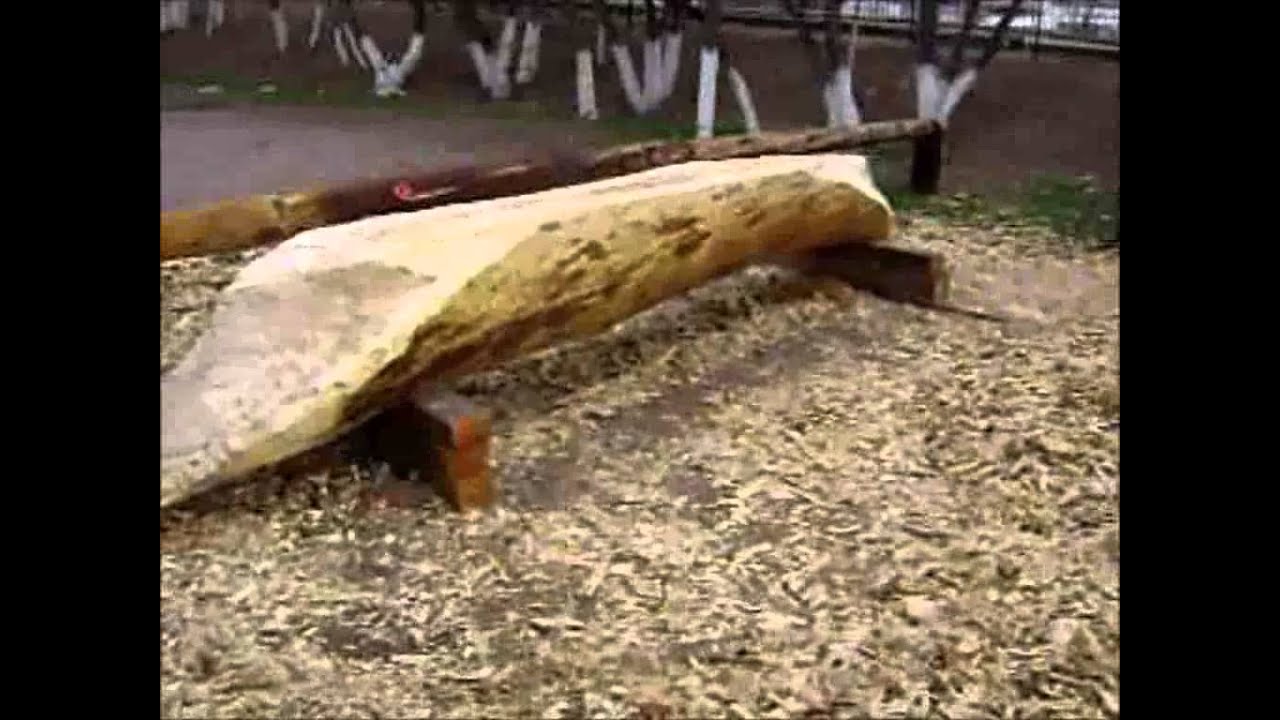 CARVING KNOTTY THE DUGOUT CANOE - YouTube