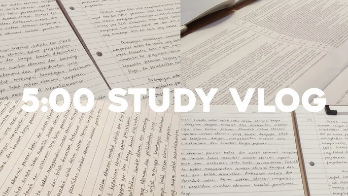 Study vlog, study timelapse, lots of studying