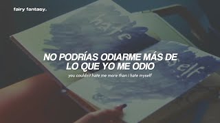 Tate McRae - hate myself『sub. español + letra/ lyrics』