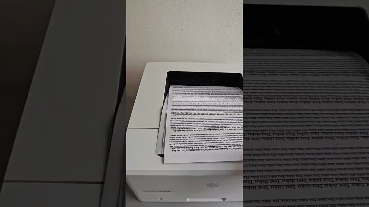 HP M402dn test duplex print