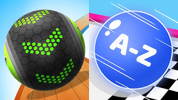 Going Balls Vs AZ Run Android iOS Mobile Gameplay Walkthrough