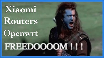 [John] How to flash OpenWrt firmware on Xiaomi WiFi routers (Mediatek Processors)