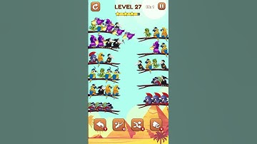 Bird Sort 2: Color Puzzle Level 27 #games #gaming #gameplay