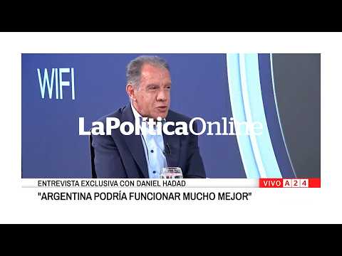 Hadad le hizo un guiño a la candidatura presidencial de Jorge Brito
