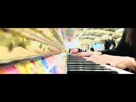 変わらないもの/奥華子さん(ストリートピアノ)【歩笑のピアノ🎹】