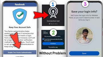 How to Enable Two factor authentication Facebook connection lost problem 2025 | FB 2FA Login 2025