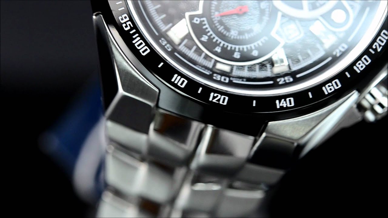 カシオ エディフィス EDIFICE EF-554SPJ-1AJF - YouTube