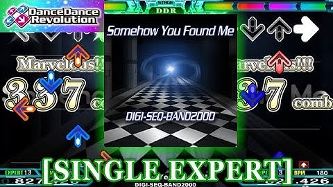 【DDR 2013】 Somehow You Found Me [SINGLE EXPERT] 譜面確認＋クラップ