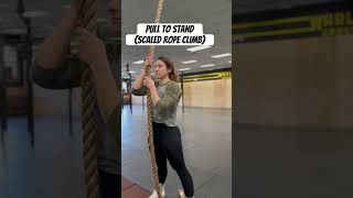 Pull To Stand (Beginner Rope Climb) Scaled Version