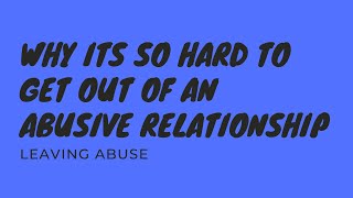 An abusive relationship ...