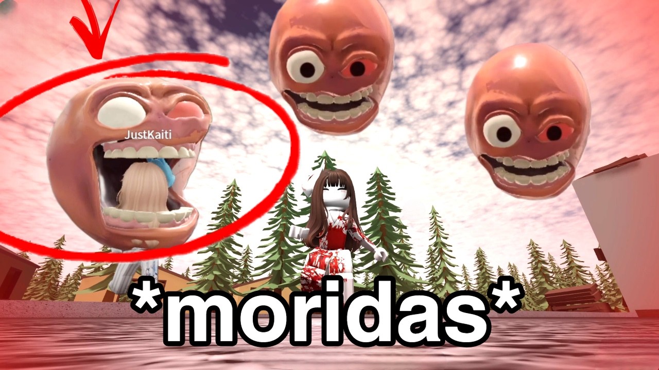 SOBREVIVIMOS AL ATAQUE DE UNOS CABEZONES PELONES EN ROBLOX!! (Muchos gritos)