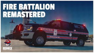 Fire Battalion Trucks & SUV's REMASTERED | GTA5 Vehicle Model Showcase