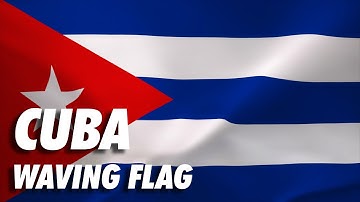 Cuba Waving Flag 4K Moving Wallpaper Background