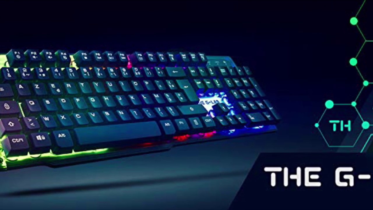 Clavier Gamer The G-Lab Keyz Neon RGB (Noir) à prix bas