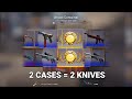 He unboxed 2 KNIVES in 20 SECONDS...