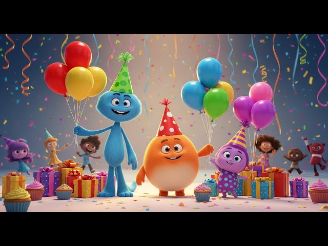 Learn 123 at the Birthday Bash 🎂🎈🎁 | Numbers Song for