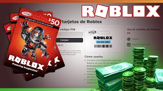 Como Comprar Robux Con Tarjeta Roblox Youtube - tarjeta prepago roblox en mercado libre colombia