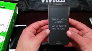 HTC DESIRE 625 cricket wireless unboxing