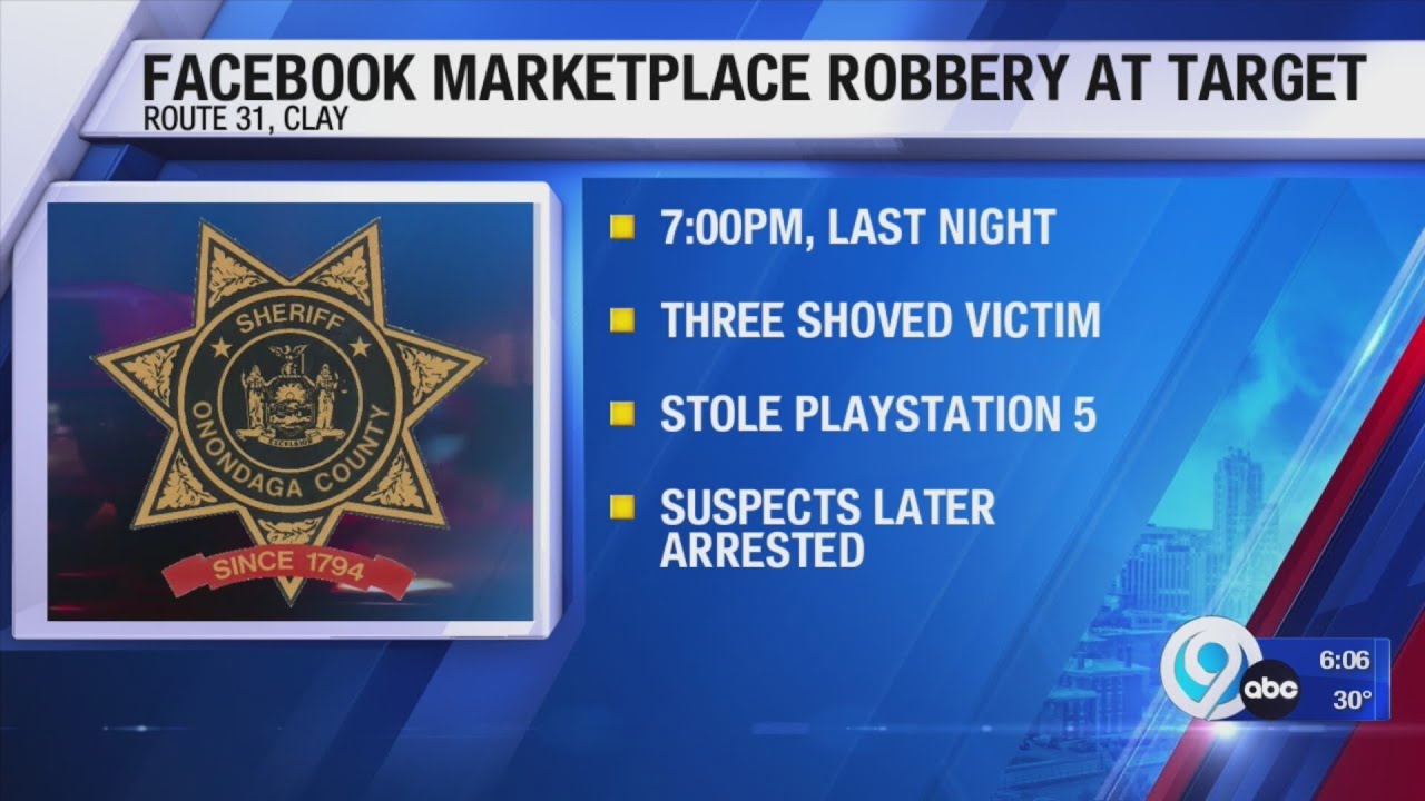 Facebook Marketplace robbery at Target in Clay - YouTube