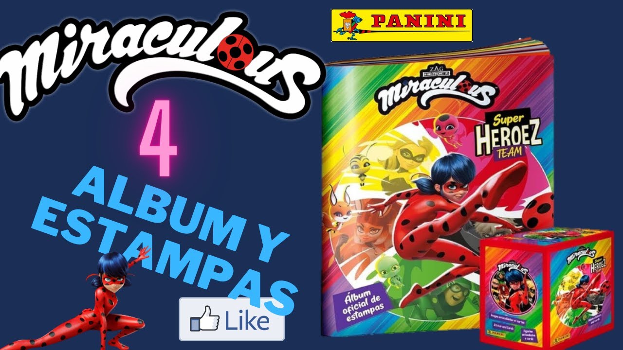 Panini Miraculous Ladybug super equipo heroez este álbum album sticker