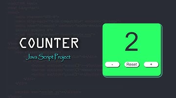 Counter Project using HTML, CSS, and Java script || 59code ~ sonu sagar