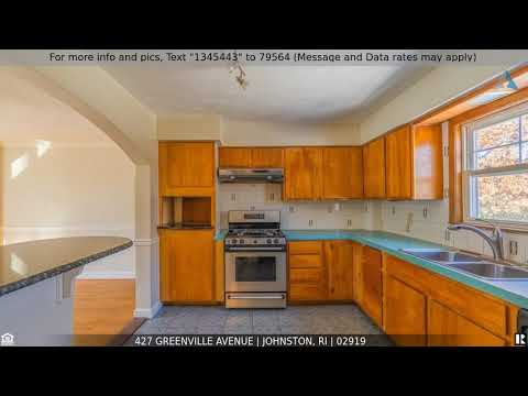 427 Greenville Avenue, Johnston, RI home video tour