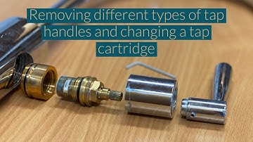 Removing different types of tap handles - How to Replace ceramic cartridge valve @Tap Magician