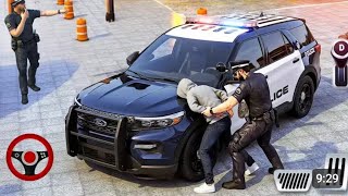 경찰차 추격 시뮬레이터 3D 게임 - 실제 경찰차 경찰 운전 시뮬레이터 게임 - 안드로이드 게임 플레이 screenshot 5