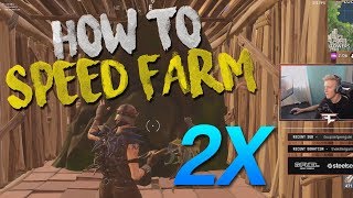 1 Minute Speed Farm Tutorial - New Method Fortnite Battle Royale