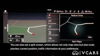 BMW iDrive 7 - Map configuration on iDrive 7 & Save address on Favourites