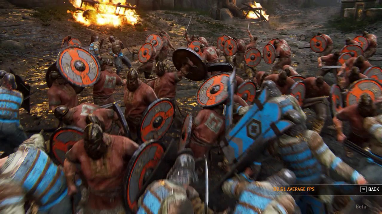 For Honor BETA Benchmark - 720p High Settings FPS Test (Monster Abra A5 V1.1.2)