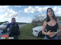 Traffic Stop Turns Chaotic: Driver Refuses to Exit Car and Threatens Officer