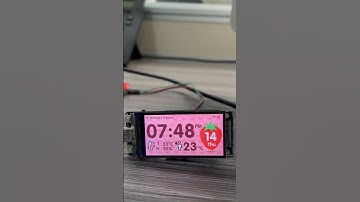 Lilygo T-display s3 with SquareLine studio #lvgl #uidesign #iot