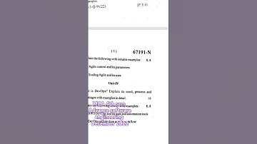 #advance software engineering dec 2022#mca 4th sem # question paper #mdu