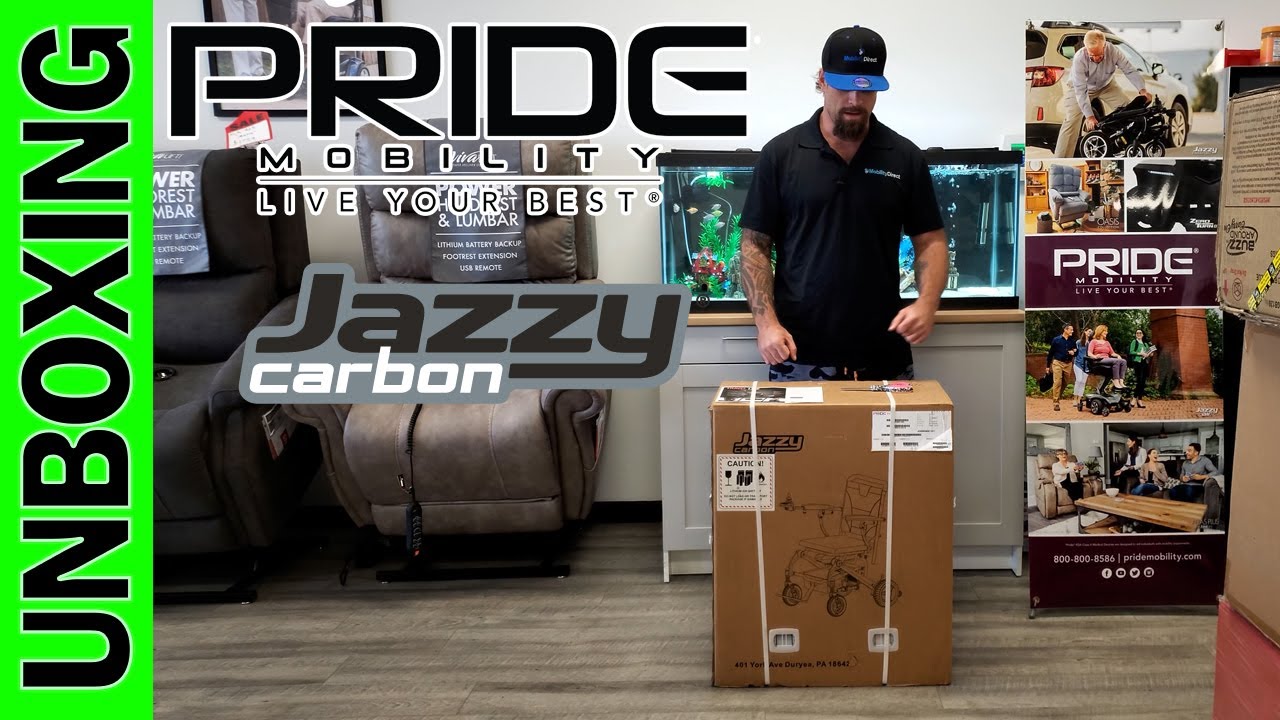 Pride Jazzy Carbon Wheelchair Unboxing YouTube