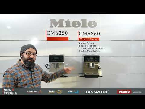 Miele CM6350 and CM6360 Coffee Machine Comparison Video - Vacuum Warehouse