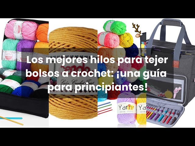 Hilos lanas o estambres para tejer con Ganchillo Crochet y hacer