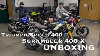 2024 Triumph Speed 400 | Scrambler 400X UNBOXING
